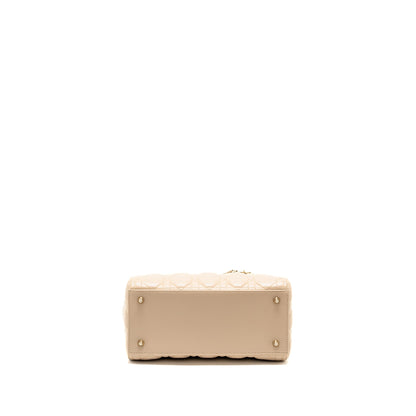 Dior Medium Lady Dior Lambskin Beige/Blue