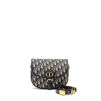 Dior Medium Bobby Purse Blue Dior Oblique Jacquard