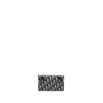 Dior Saddle Belt Pouch Dior Oblique Jacquard Blue