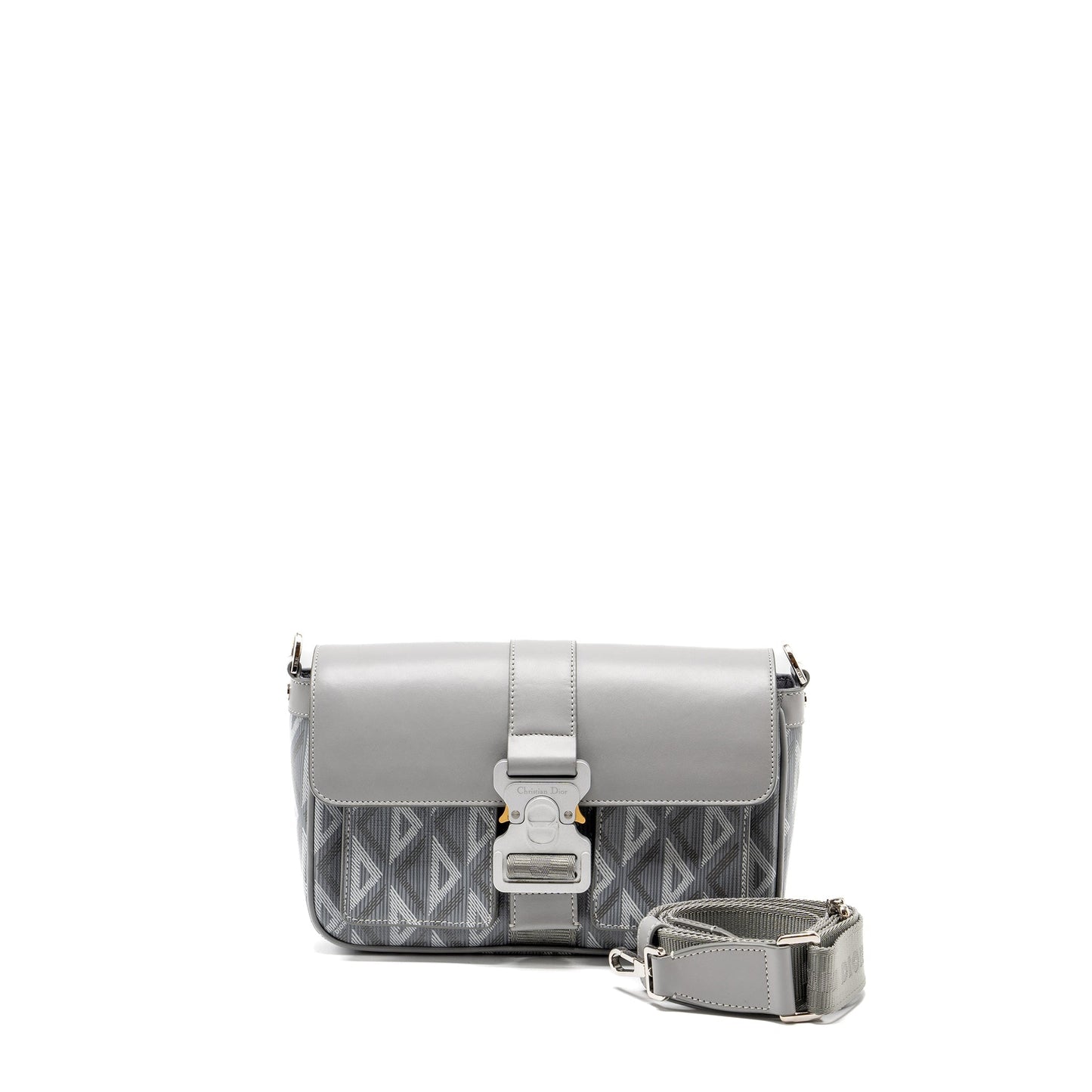Dior Hit the Road Purse with Strap dior cd diamond canvas grey multicolour hardware