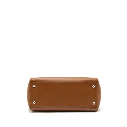 Fendi DotCom Purse Calfskin Brown