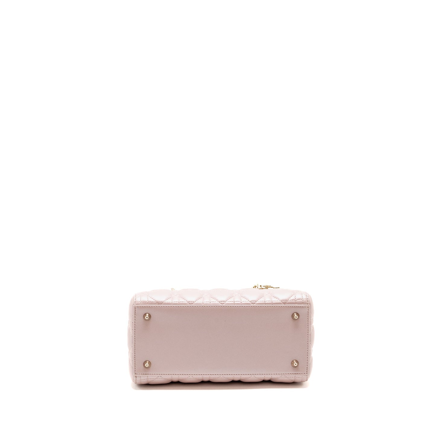 Dior Medium Lady Dior Lambskin Iridescent Pink