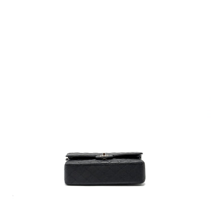 Chanel Medium Classic Double Flap Bag Caviar Black SHW