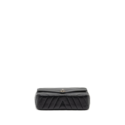 Chanel Envelop Flap Bag Chevron Caviar Black SHW