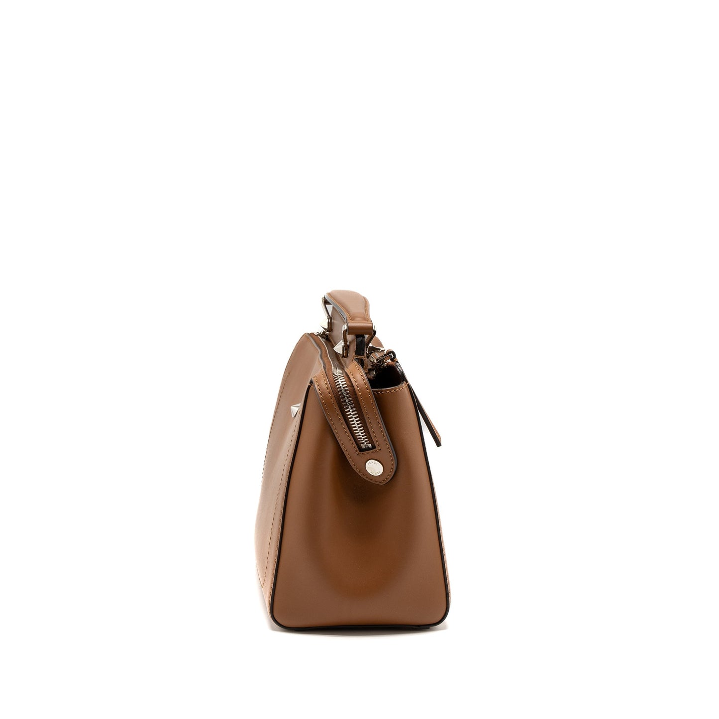 Fendi DotCom Purse Calfskin Brown