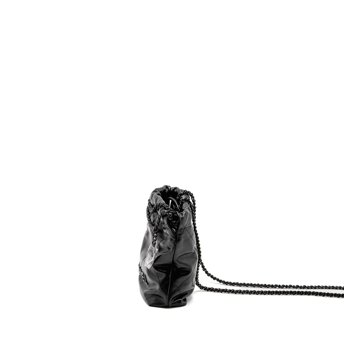 Chanel Mini 22 Bag Calfskin So Black (Microchip)