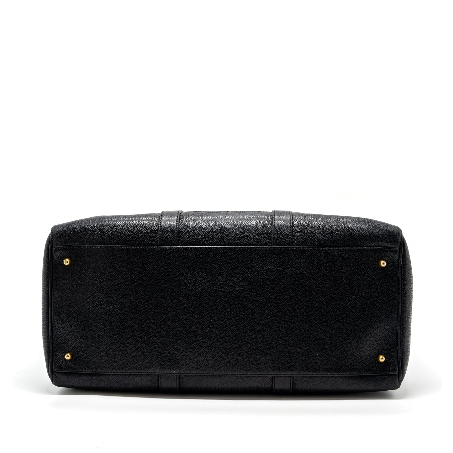 Chanel Vintage Travel Bag Caviar Black GHW