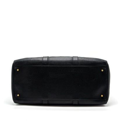 Chanel Vintage Travel Bag Caviar Black GHW