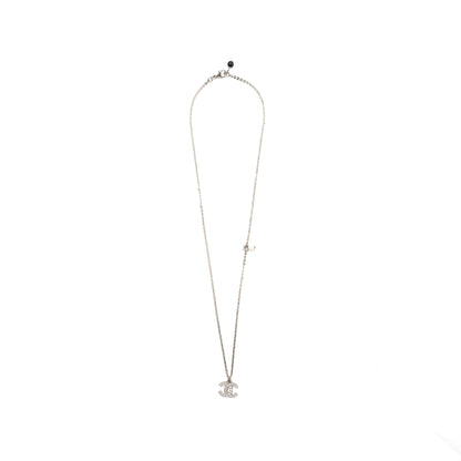 CHANEL CC LOGO NECKLACE CRYSTAL SHW