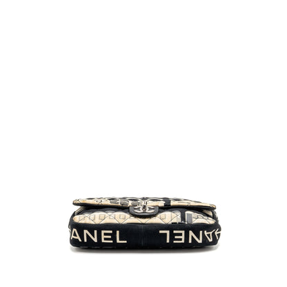 Chanel Le Train Flap Bag Fabric Multicolour SHW