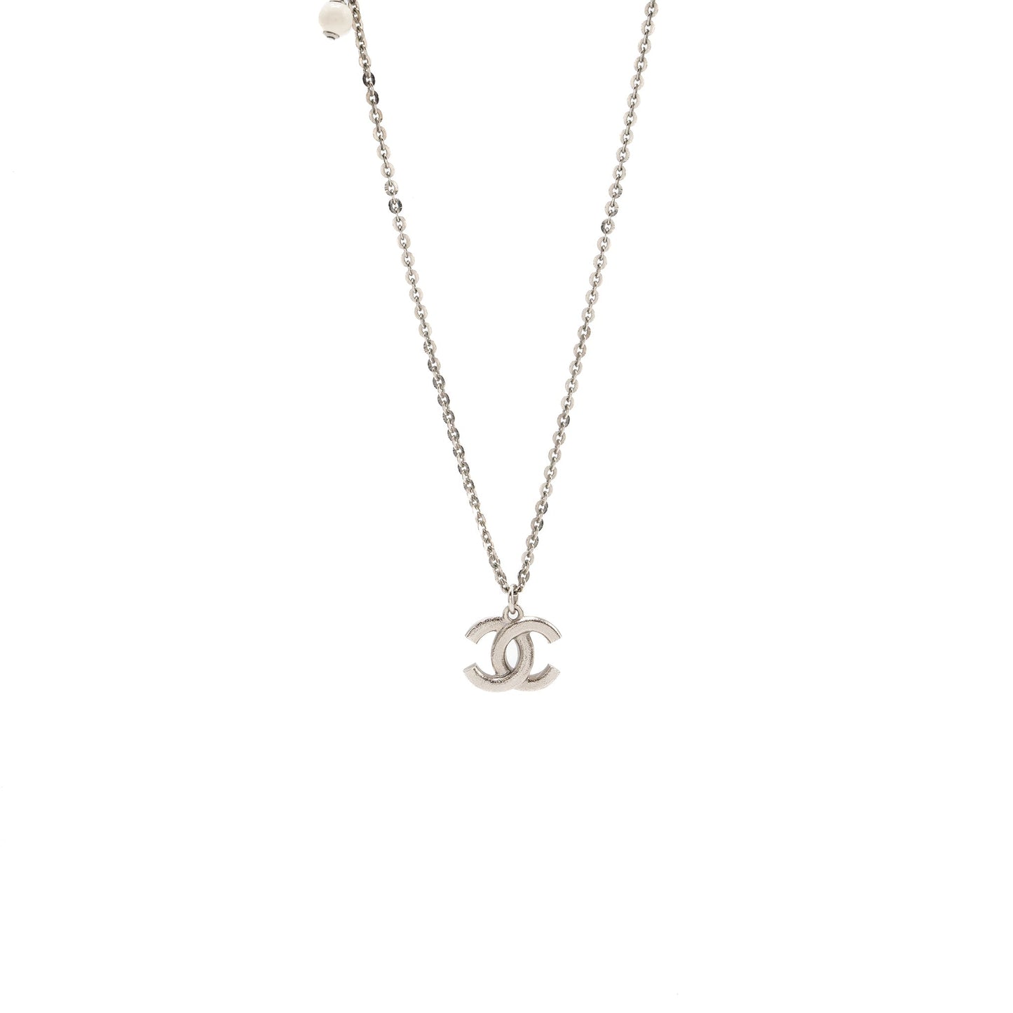 CHANEL CC LOGO NECKLACE CRYSTAL SHW