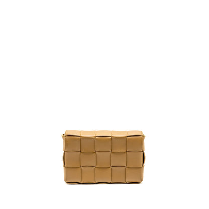 Bottega Veneta Small Cassette Purse Lambskin Caramel