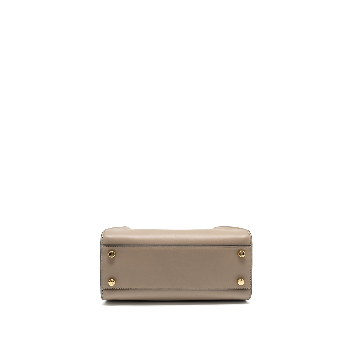 Fendi Peekaboo Handle Purse Calfskin Dove/Black