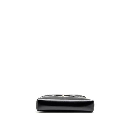 Chanel 25P Mini 31 Bag Shiny Lambskin Black LGHW (Microchip)