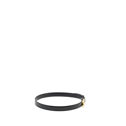 Celine Size 85 Triomphe Belt Smooth Calfskin Black