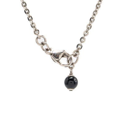 CHANEL CC LOGO NECKLACE CRYSTAL SHW