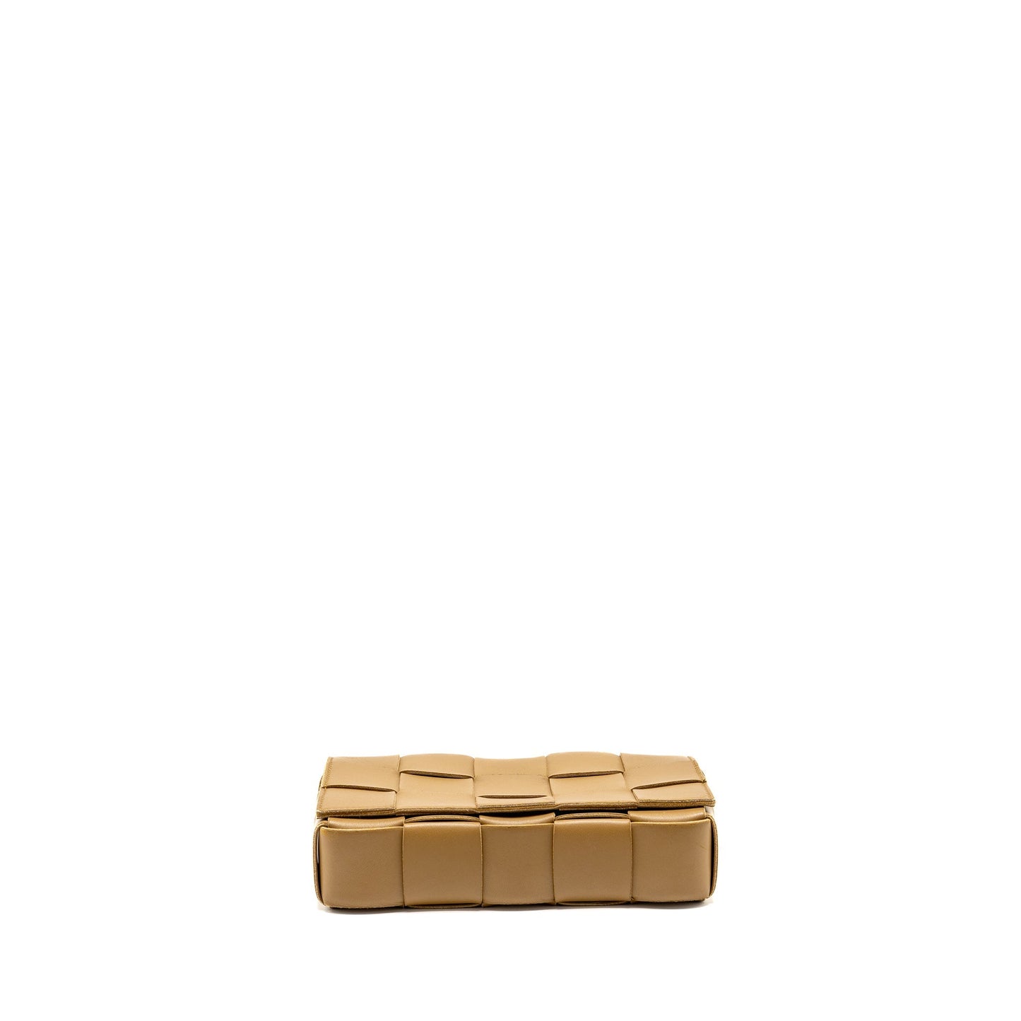 Bottega Veneta Small Cassette Purse Lambskin Caramel