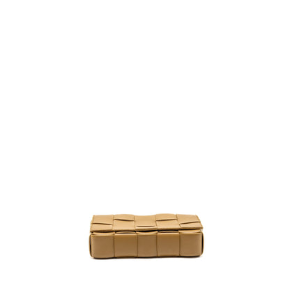 Bottega Veneta Small Cassette Purse Lambskin Caramel