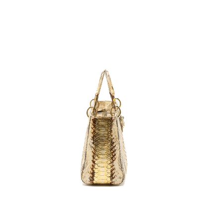 Dior Medium Lady Dior Python Multicolour
