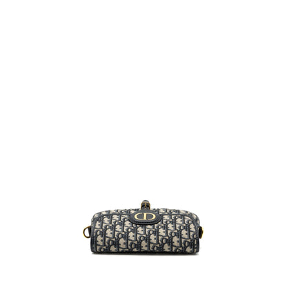 Dior Bobby East-west Purse Blue Oblique Jacquard