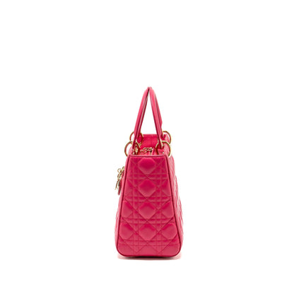 Dior Medium Lady Dior Lambskin Pink