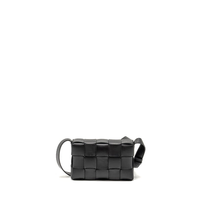 Bottega Veneta Small Cassette Purse Lambskin Black
