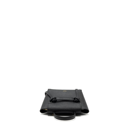 Celine Pico Belt Purse Calfskin Black