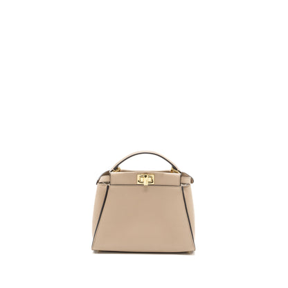 Fendi Peekaboo Mini Calfskin Beige