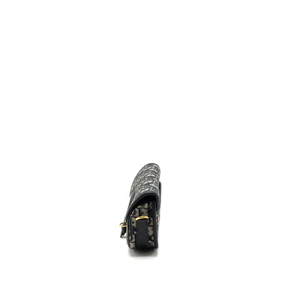 Dior Bobby East-west Purse Blue Oblique Jacquard