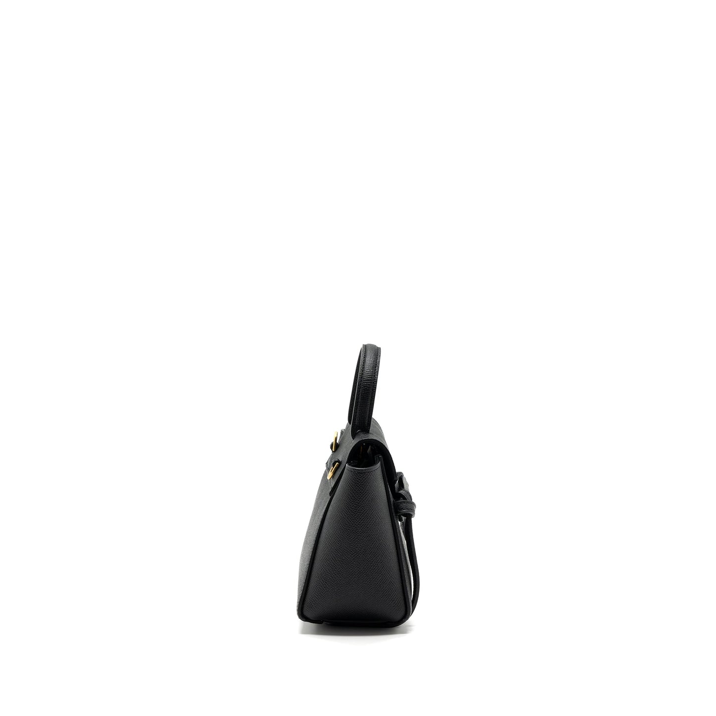 Celine Pico Belt Purse Calfskin Black