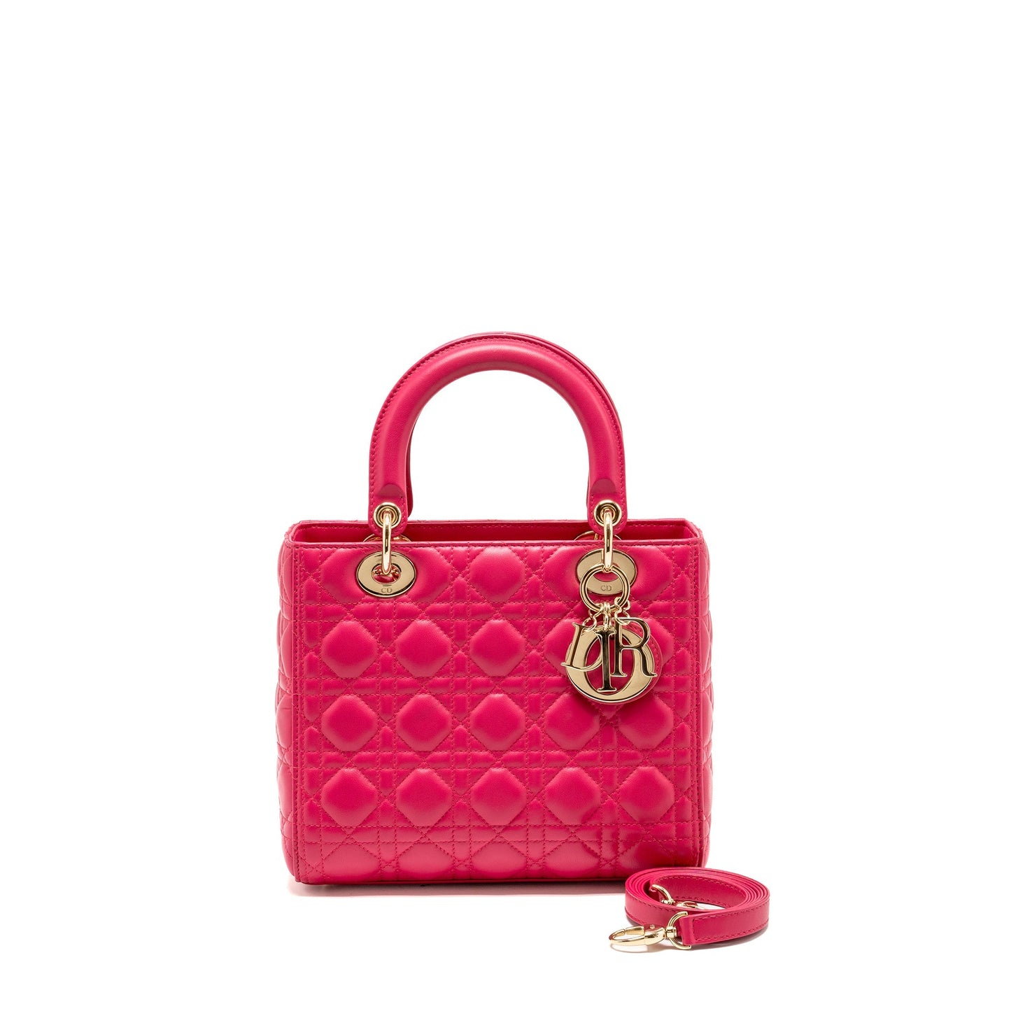 Dior Medium Lady Dior Lambskin Pink