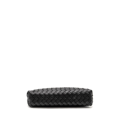 Bottega Veneta Intrecciato Pouch Calfskin Black