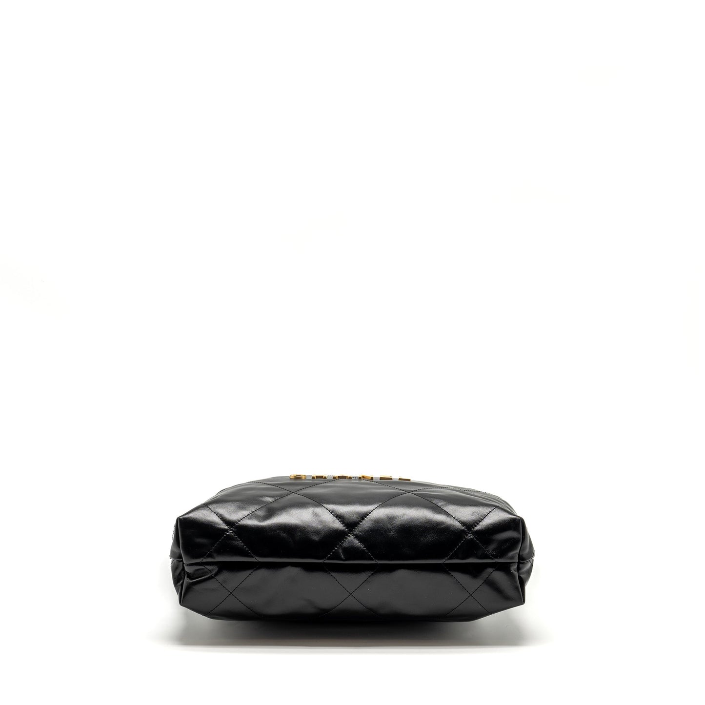 Chanel Small 22 Bag Shiny Calfskin BLACK GHW (Microchip)