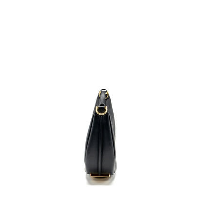 Fendi Small Fendigraphy Purse Calfskin Black