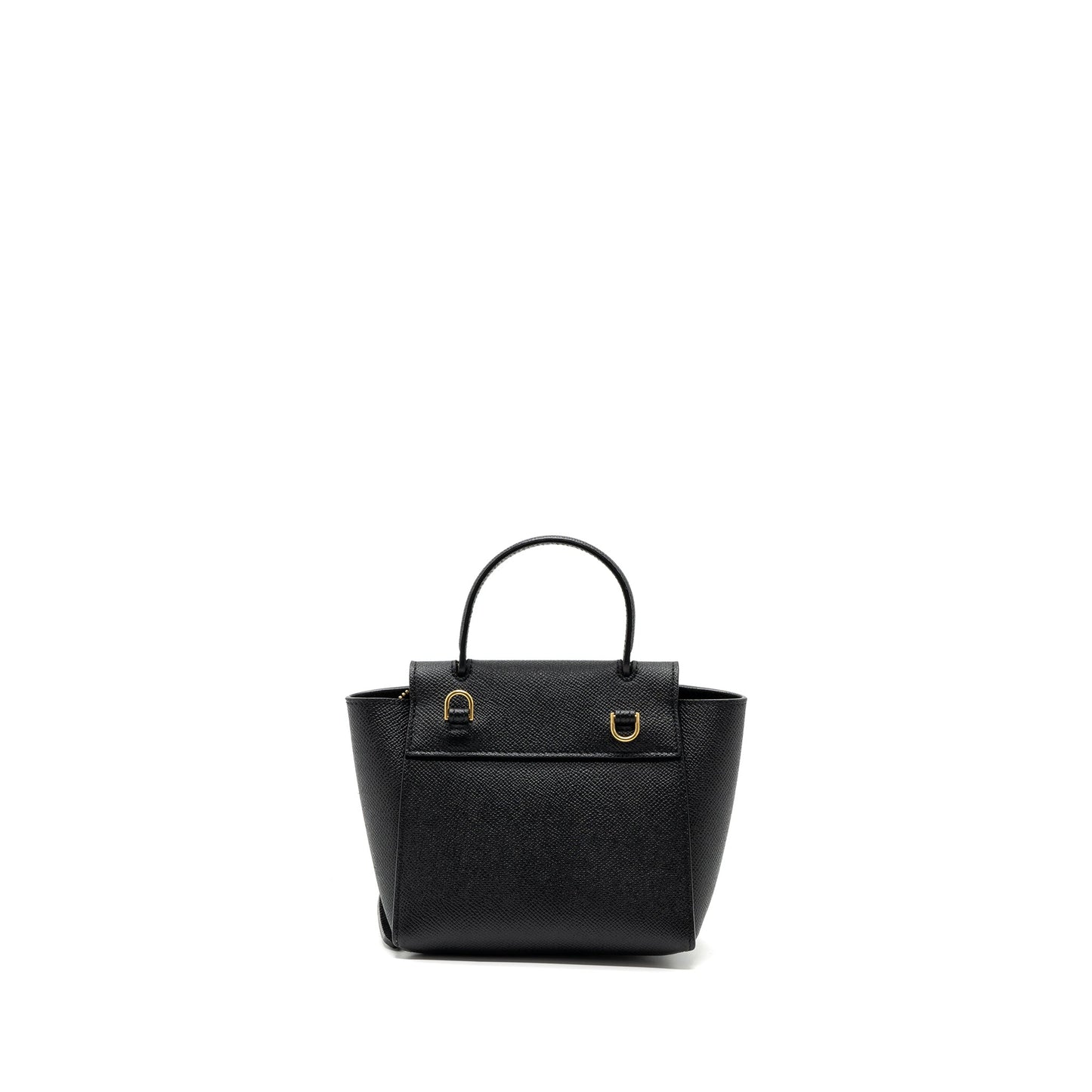 Celine Pico Belt Purse Calfskin Black
