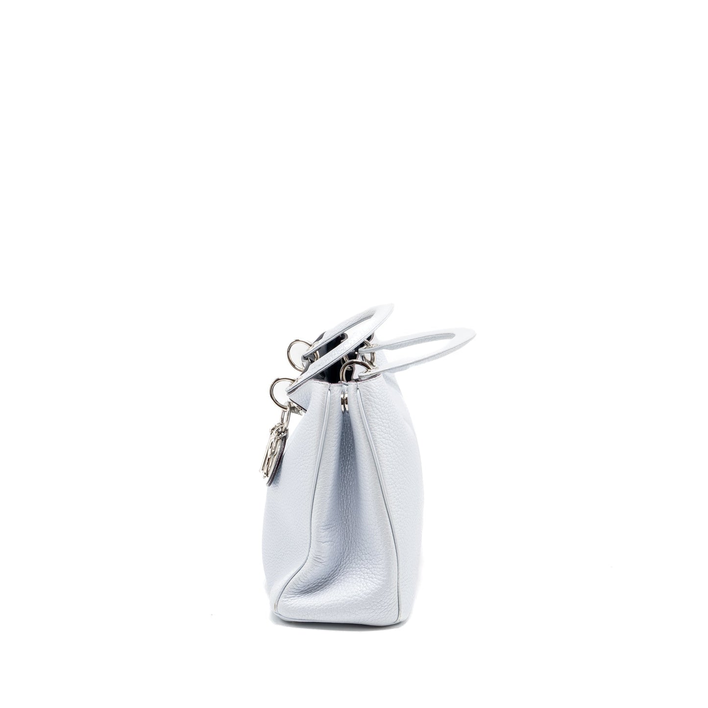 Dior diorissimo tote Purse grained calfskin light grey