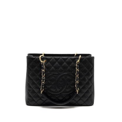 Chanel Grand Shopping Tote Bag Caviar Black GHW