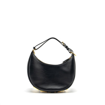 Fendi Small Fendigraphy Purse Calfskin Black