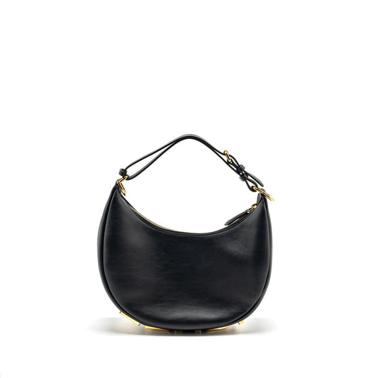 Fendi Small Fendigraphy Purse Calfskin Black