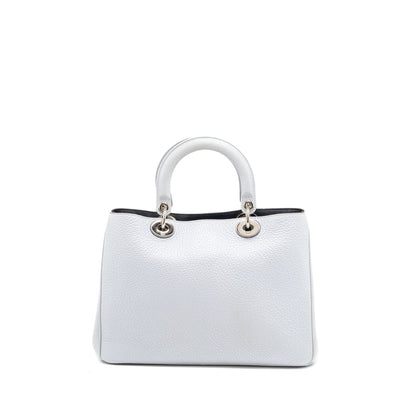 Dior diorissimo tote Purse grained calfskin light grey