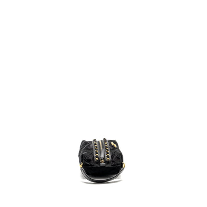 Chanel 22p Travel Pouch leep Mask Nylon Black GHW