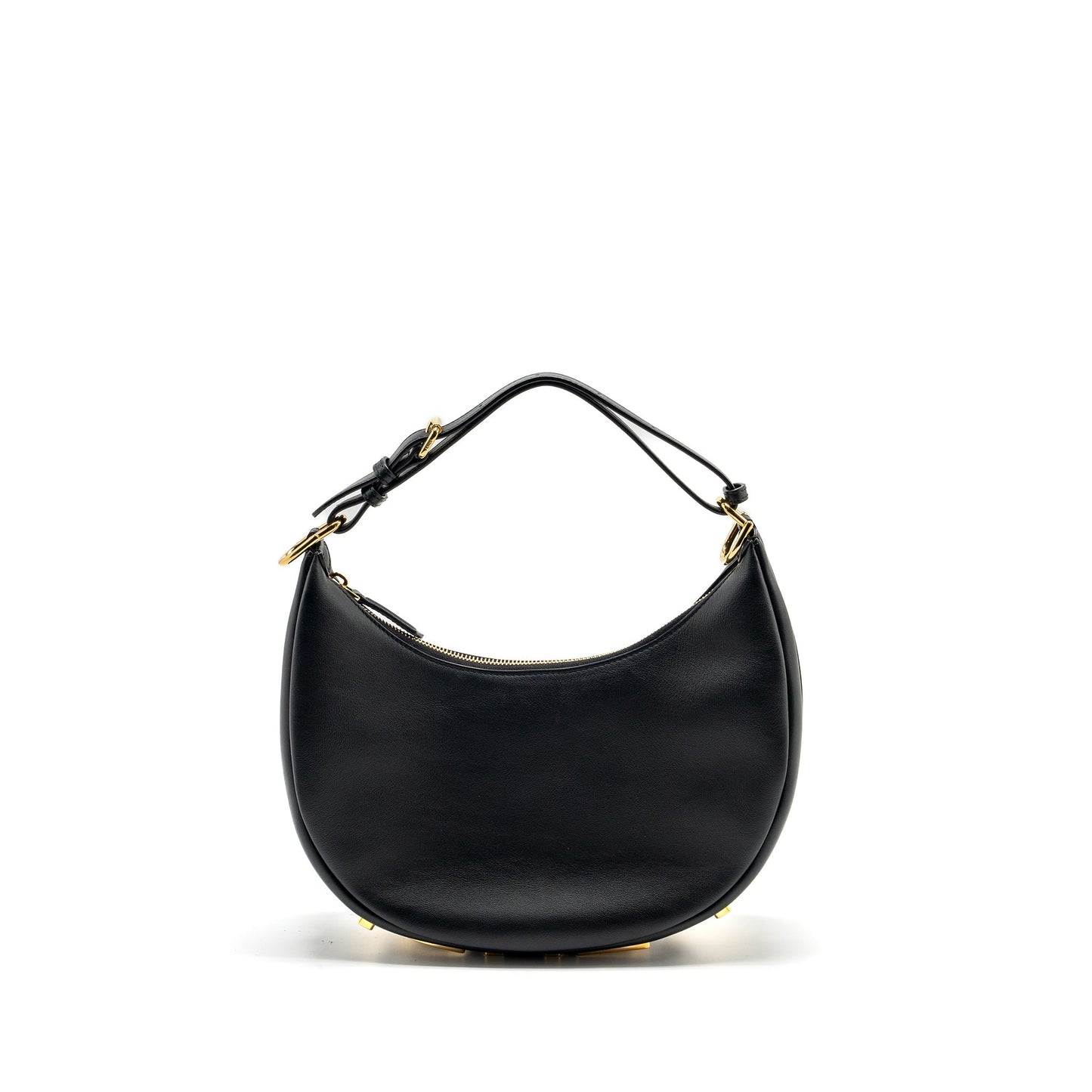Fendi Small Fendigraphy Purse Calfskin Black
