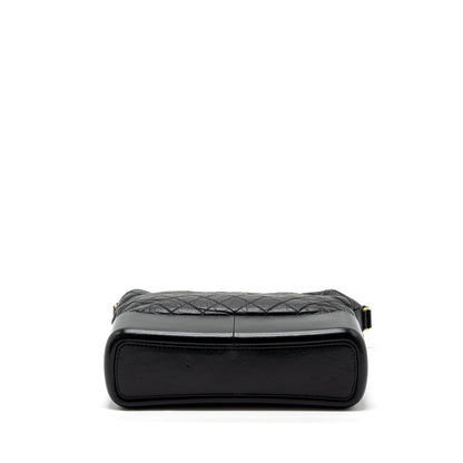 Chanel Maxi Gabrielle Hobo Bag Calfskin Black Multicolour Hardware