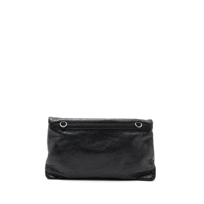 Balenciaga City Fold Clutch/ Mini Purse Dark Grey