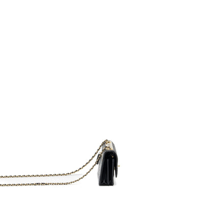 Chanel Mini Trendy CC Wallet on Chain Lambskin Black LGHW