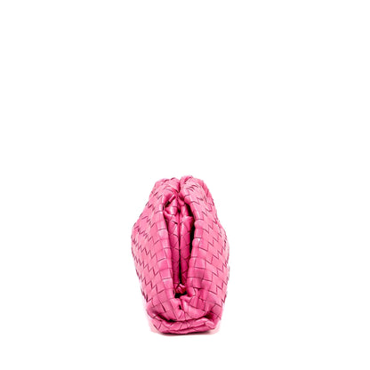 Bottega Veneta Intrecciato Pouch Leather Pink