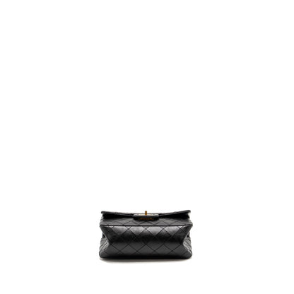 Chanel Mini 2.55 Reissue Aged Calfskin BLACK GHW (Microchip)