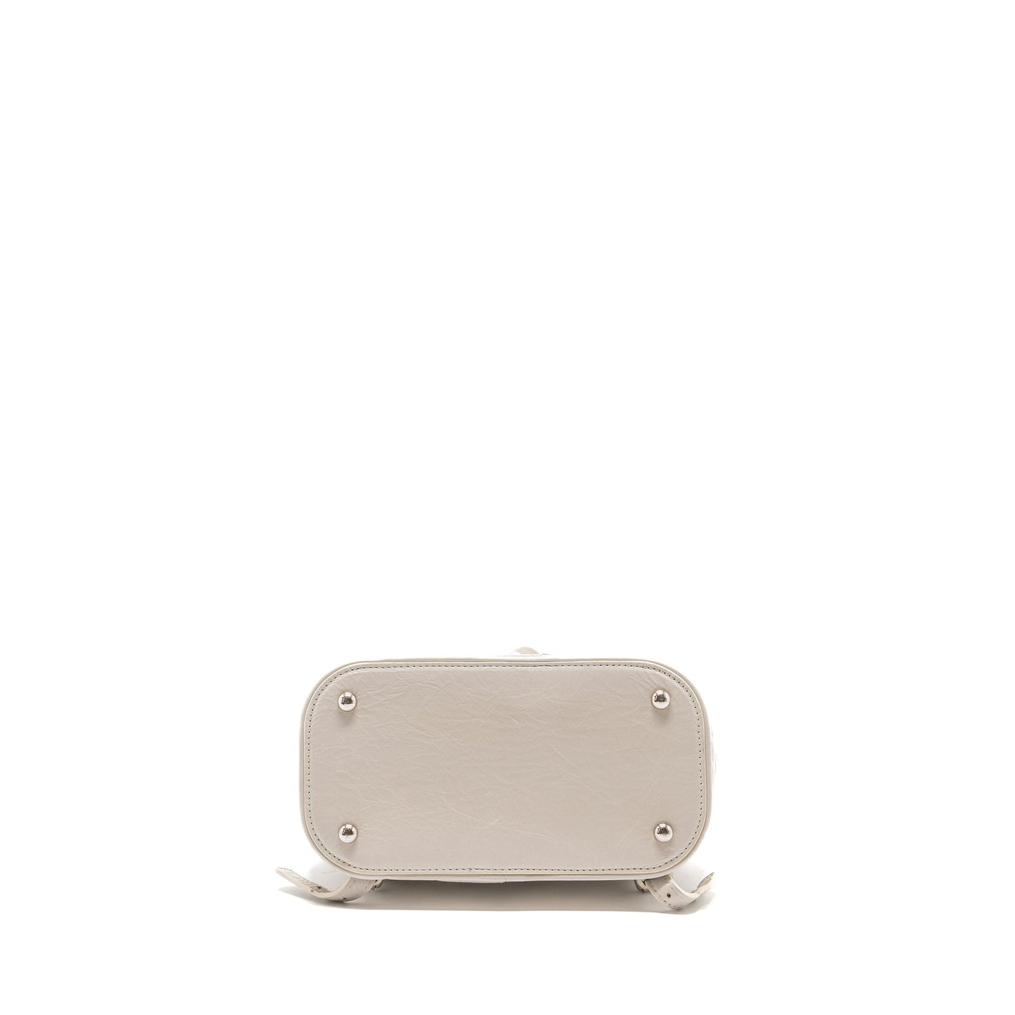 CHANEL TRANSPARENT BACKPACK PVC/SHINY CALFSKIN WHITE SHW