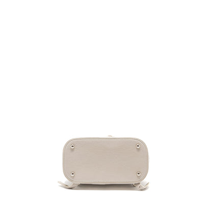 CHANEL TRANSPARENT BACKPACK PVC/SHINY CALFSKIN WHITE SHW