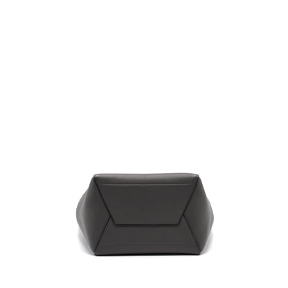 Celine Sangle Bucket Grained Calfskin Grey